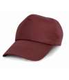 RC005B RC005J Result Kids Cotton Cap Burgundy colour image